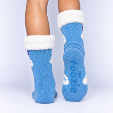 Load image into Gallery viewer, The Foozie™ Cloud slipper socks, heel and non-slip grips
