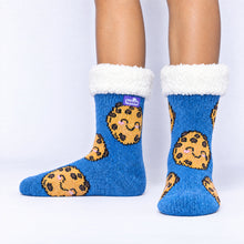 Load image into Gallery viewer, The Foozie™ Cookie slipper socks, front view
